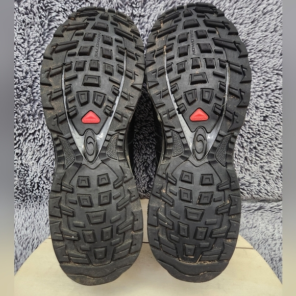 Salomon Leather Upper Ltd Edition ContraGrip Trail Running Shoes Women's Size 9 - Picture 8 of 9